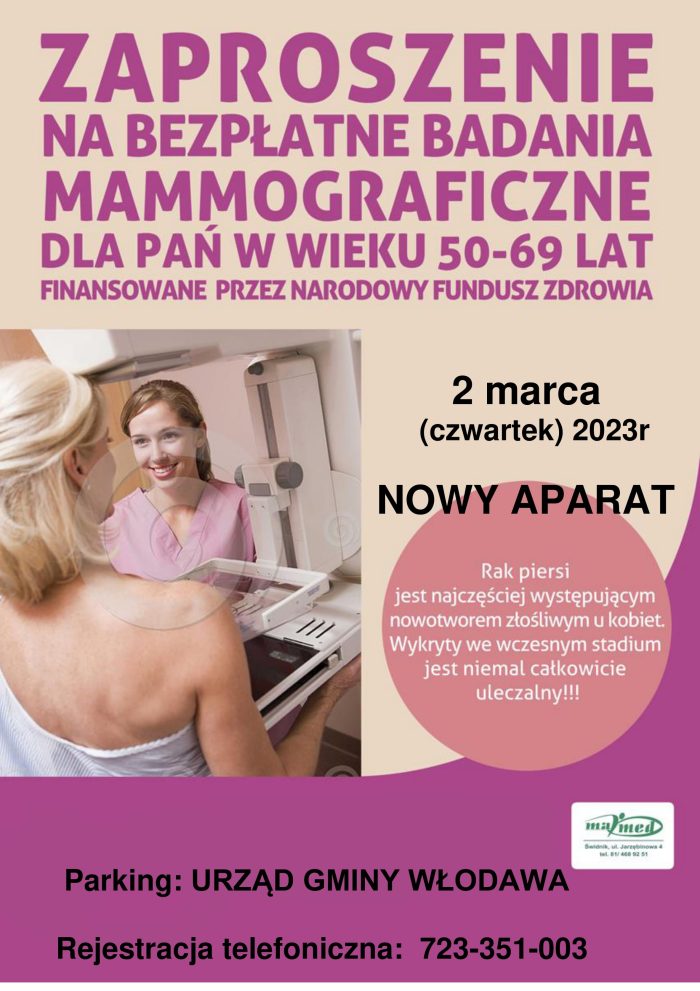 Plakat -Mammografia
