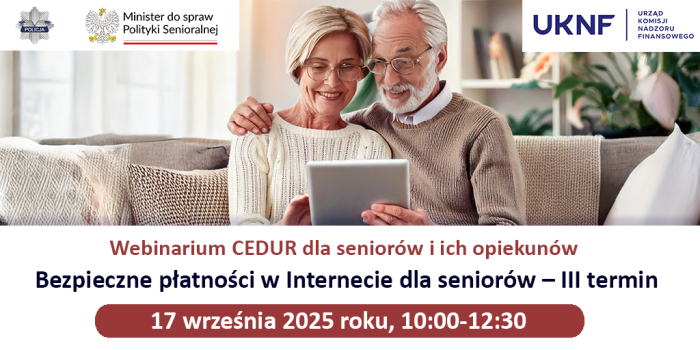 Zaproszenie na webinarium CEDUR