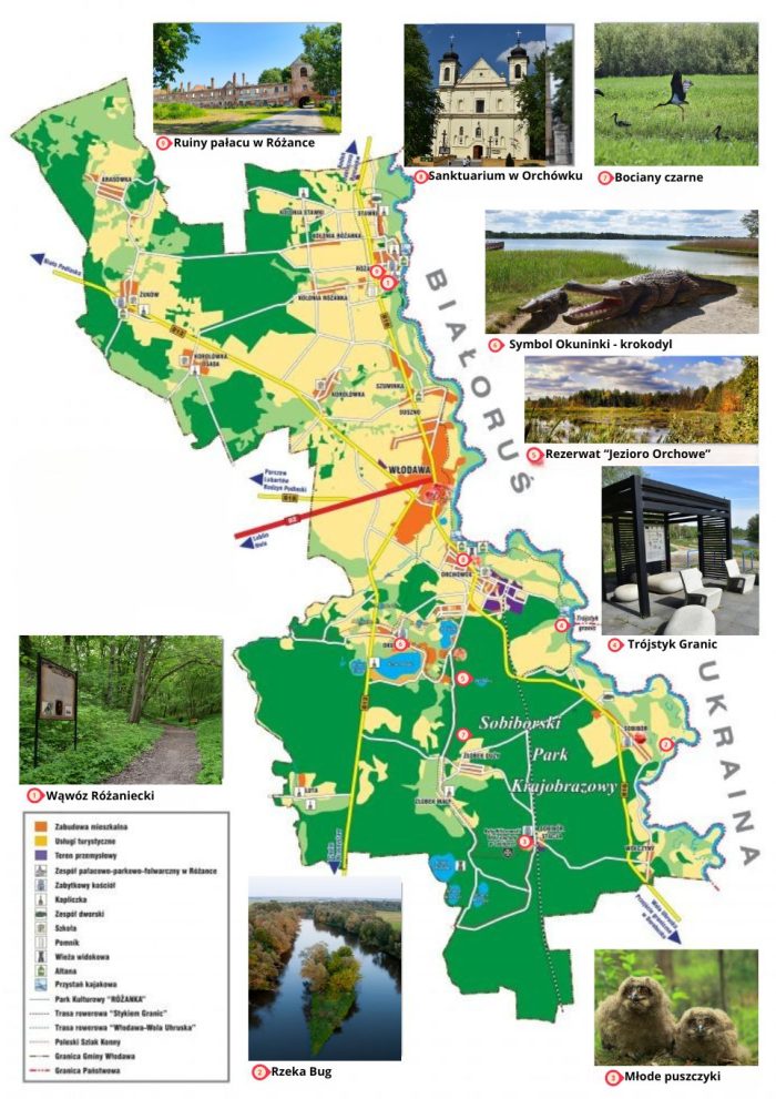 Mapa Gminy Włodawa