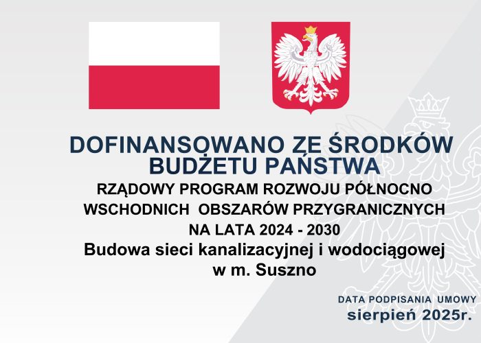 Tablica informacyjna - projekt Suszno