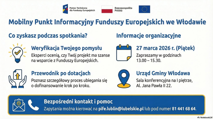 Plakat - Mobilny punkt informacyjny