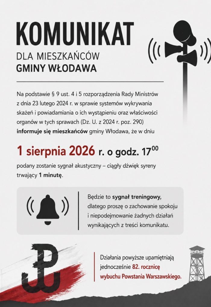 Plakat Komunikat